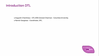 DTL 2016 Introduction - Data Transparency Lab 2016