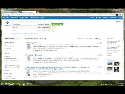 Searching EBSCO