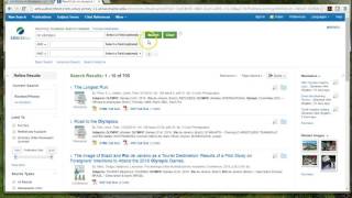 Searching EBSCO
