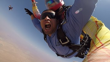 Rushikesh Nandedkar - Tandem Skydive in Las Vegas at Skydive Fyrosity