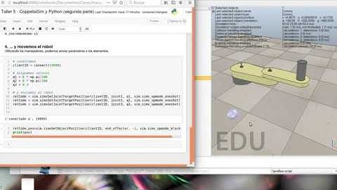 Robótica con Python - Primeros pasos en CoppeliaSim - Practicando el uso de RemoteAPI