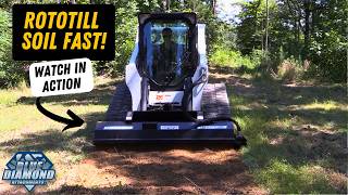 Best Skid Steer Rototiller Attachment? Blue Diamond Demo