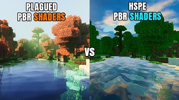 Hspe Shaders vs Plagued deferred Shaders mcpe 1.21+