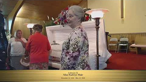 Alice Kathryn Muir Funeral Services