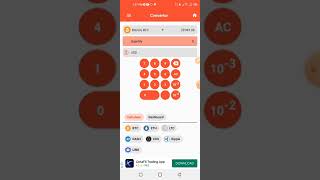||Bitcoin to USDT converter and calculator application||Live tutorial|| screenshot 2