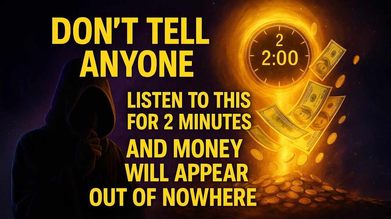 🔴DON’T TELL ANYONE! LISTEN TO THIS FOR 2 MINUTES AND MONEY WILL APPEAR OUT OF NOWHERE!