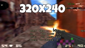 LOWEST RESOLUTION POSSIBLE IN CS 1.6 ANDROID: 320x240