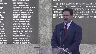 Gov. Ron DeSantis honors fallen service members at Memorial Day ceremony in Jacksonville