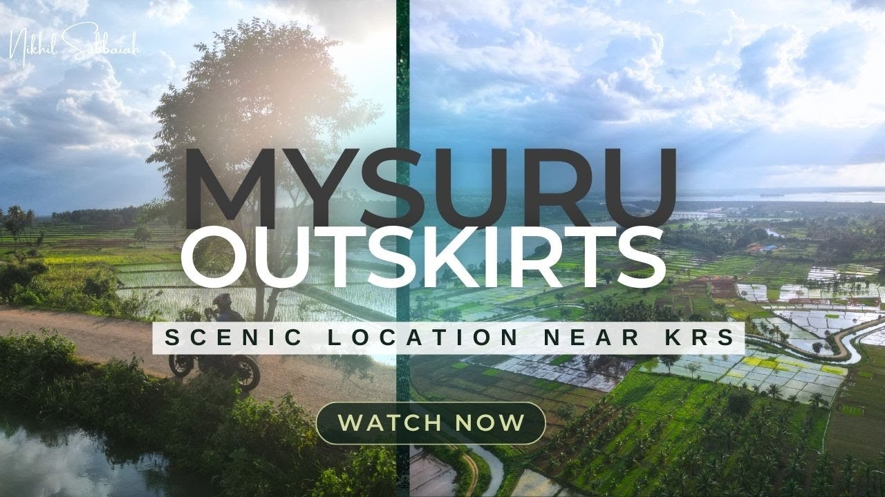 SCENIC Place Near KRS, Mysuru - RAW Exploring VLOG