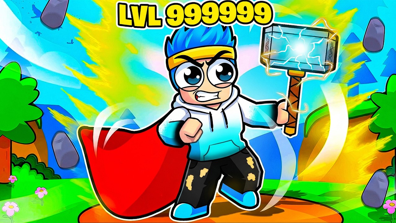 The MOST OP LEVEL 999,999,999 HAMMER in Roblox!