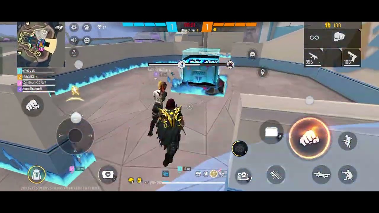 CS rank gameplay free fire max 