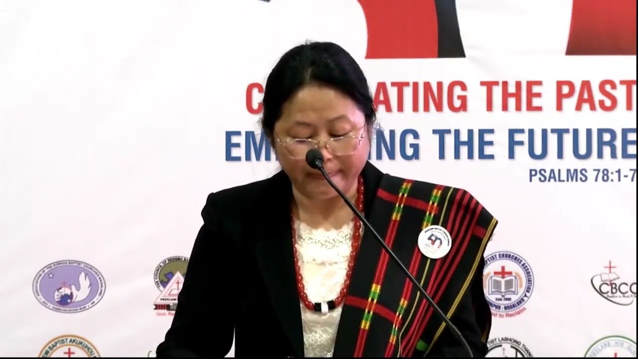 Dr. A. Niholi Sema Vice-President, NBCC. Speaking at 50th Anniversary Celebration,  NBCC Youth Dept.