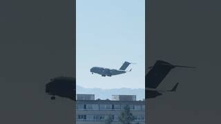 German airforce precision Landing Rare Balcony view | stunning Balcony footage of German airforce