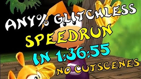 Rayman 2 (PC) - Any% Glitchless Speedrun in 1:36:55 RTA