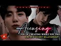 ✘ Accusing you of cheating while you two are in a secret relationship | Jungkook Oneshot ✨