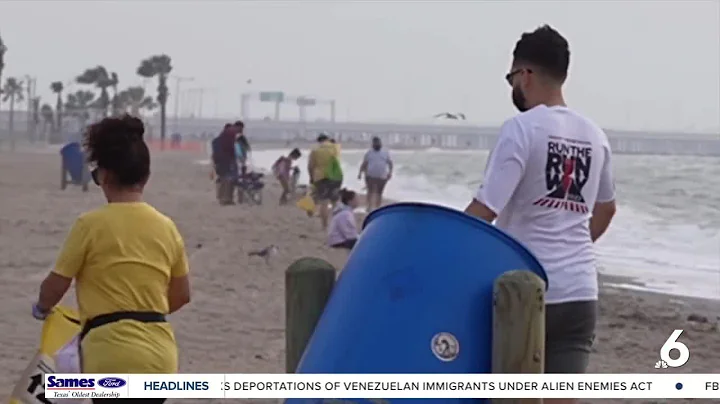 Volunteers help to clean up North Beach at Adopt-a-Beach Spring Cleanup