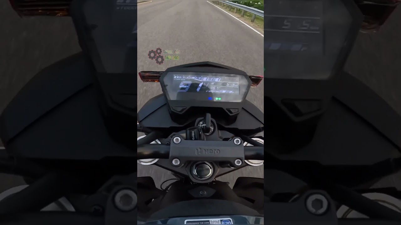 Top Speed Check of Hero Xtreme 160R 4V on Track
