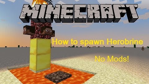 Minecraft-How to spawn Herobrine (No Mods!)