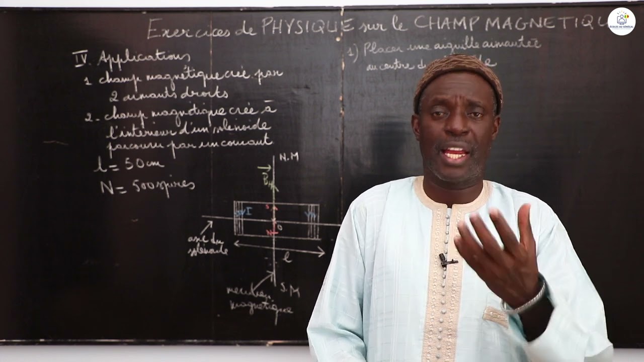 Exercices - Terminale S - PC: Physique / Le Champ Magnétique  / Suite 1 /M. Diop