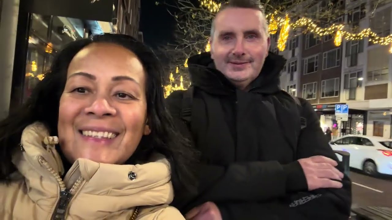 19-1-2026 ไปร้านอาหารกับพี่บ่าว🥘🍛🥙🍷มาดูศาลากลาง Rotterdam กับบรรยากาศยามคํ่าคืนกันค่ะ✨💫😍