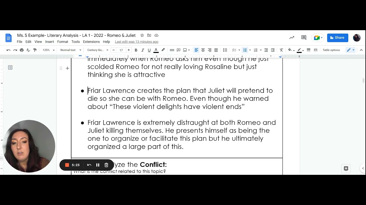 Literary Analysis | Romeo & Juliet | Intro & Step 2: Characters