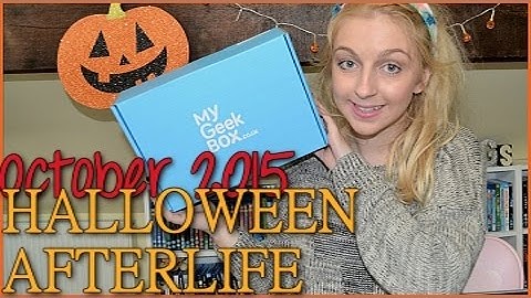 My Geek Box October 2015 
