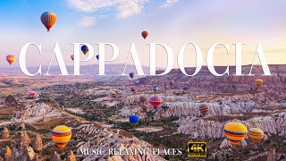 Cappadocia 4K - Calming music, Hot Air Balloon Flight in Turkey - 4K Video UltraHD