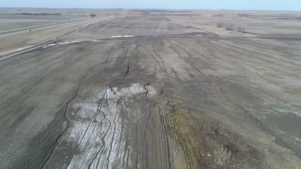 ALMONT ND - SALT AREA - April 4 2024