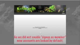 Raidplaner 1.1.4 tutorial