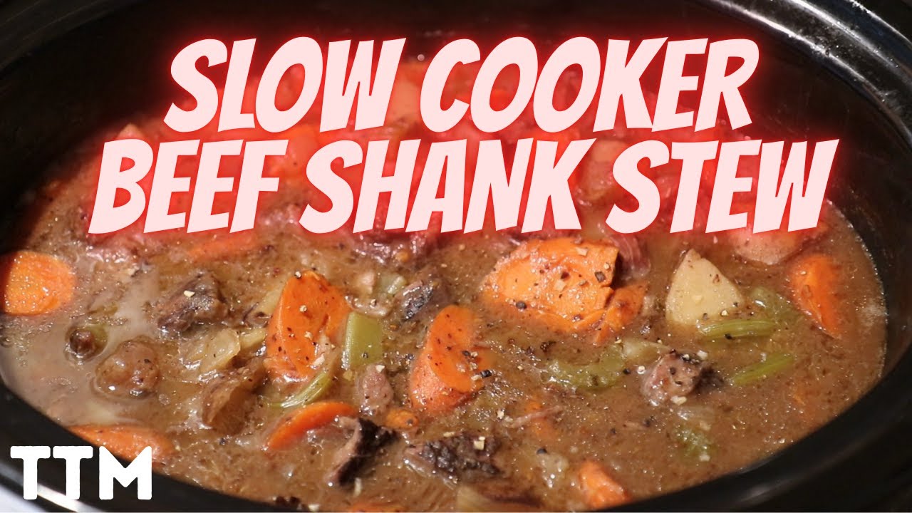 Slow Cooker Beef Shanks Recipe ~ Crockpot Beef Stew or Soup