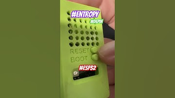 Here’s how my first useless print came out… All to mine nothing… #entropy #ent #esp32 #3dprinting