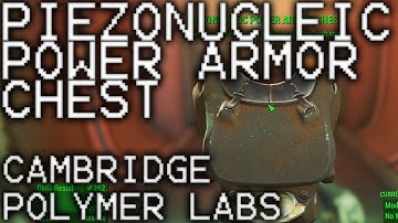 Fallout 4 Piezonucleic Power Armor Chest in Cambridge Polymer Labs