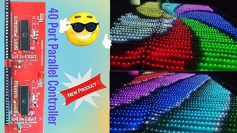New 40 Port Parallel Controller. Building Decoration|| Pixel Led Controller||7415463658 .