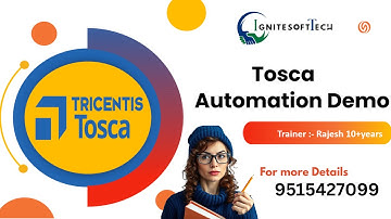 Tosca Demo 2025  | 9515427099 | Zero Coding Tool | Selenium Vs Tosca