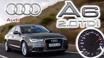 2012 Audi A6 C7 2.0 TDI (177hp) acceleration