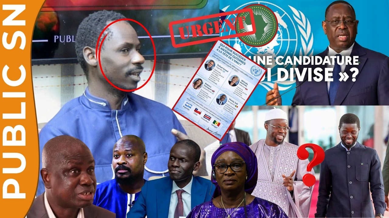 Momo  liste les points forts de Macky pour remporter l'élection à l'ONU : 