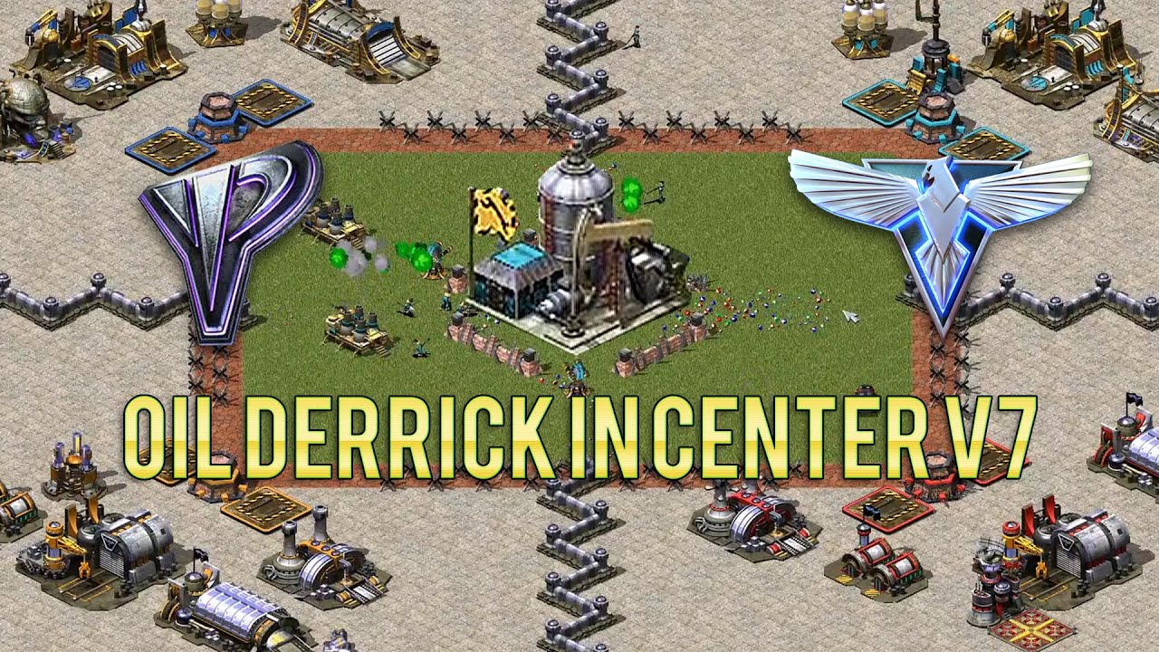 Oil Derrick in Center v7 - Red Alert 2 & Yuri's Revenge online - YouTube