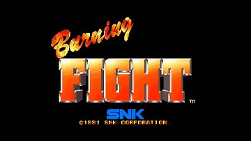 Burning Fight (Neo Geo AES 60Hz / JP) - Intro / Attract Mode