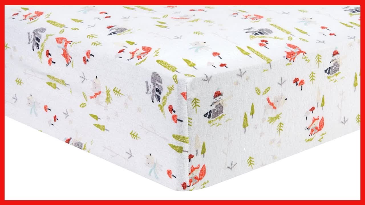 Great product -  Trend Lab 100% Cotton Winter Woods Deluxe Flannel Fitted Crib Sheet