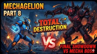 Mechangelion Robot fighting part 8 Total Destruction #itsprateekraj #mechangelion #gaming 