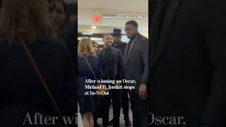 After winning an Oscar, Michael B. Jordan stops at In-N-Out