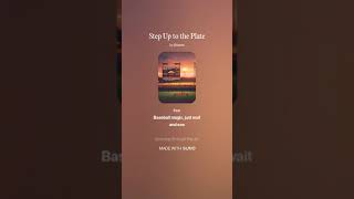 Step Up To The Plate ver 2