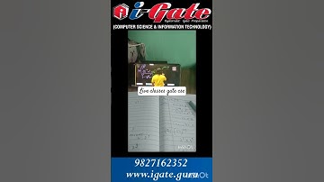 live and recorded video #gate cse #igate bhilai ♥️✨