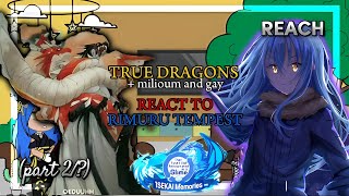 true dragon react to rimuru tempest