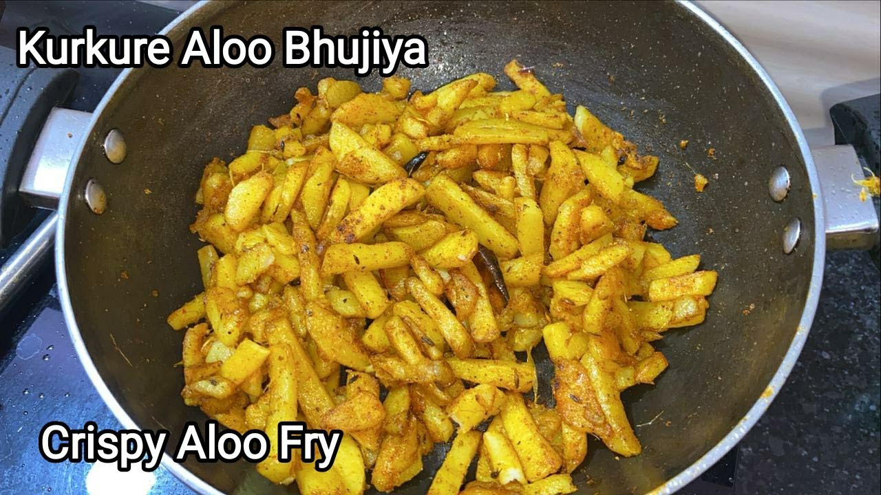 Kurkure aloo bhujiya • Kurkure aloo ki bhujia • Kurkure aloo bhujia
