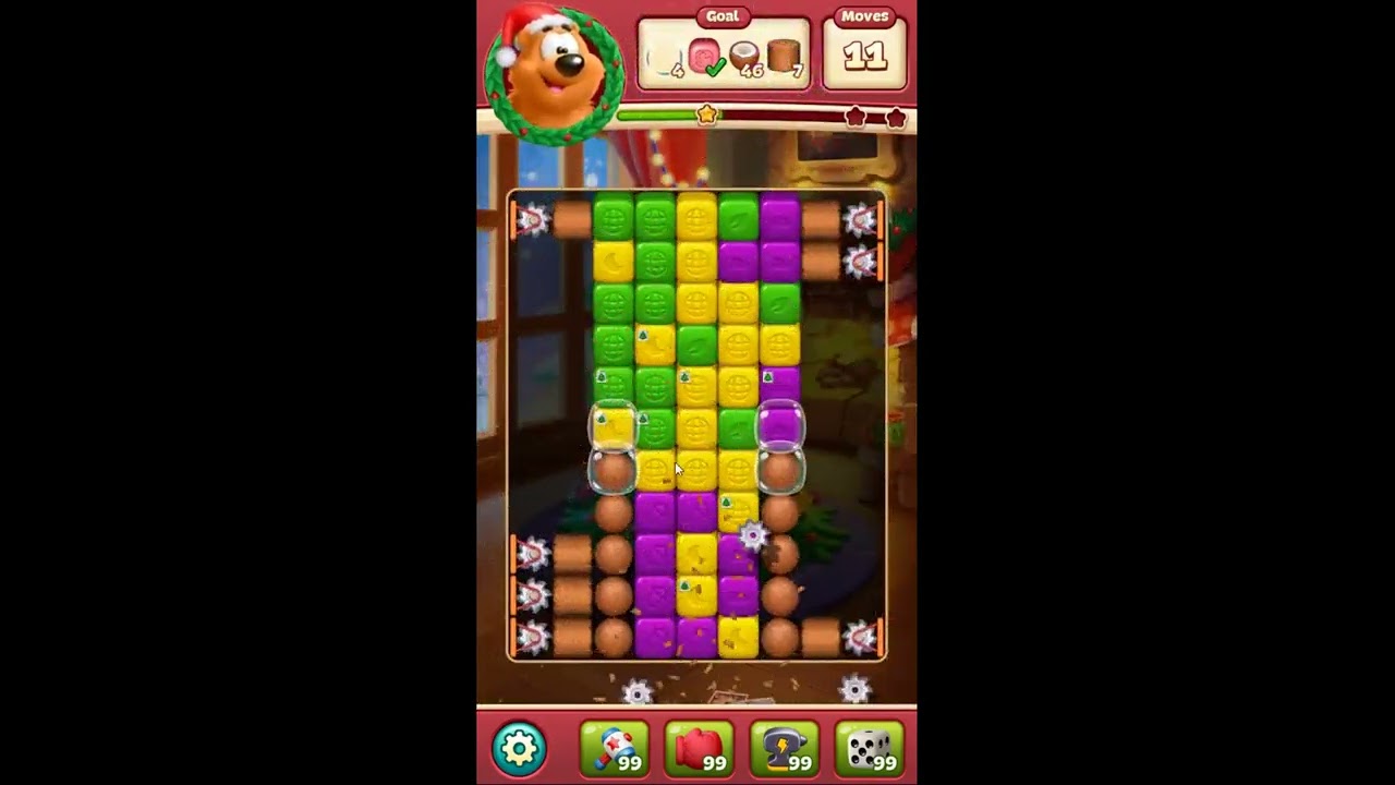 Toon Blast Level 8751 - NO BOOSTERS 🐻🐺🐱 | SKILLGAMING ✔️