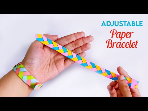 Diy paper bracelet | Independence day bracelet | Easy paper bracelet -  YouTube