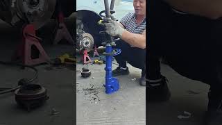 🚗 ABM Shock Absorber Upgrade 🔧 | Car Suspension Installation | Smooth&SafeDrive | AutoRepair #short