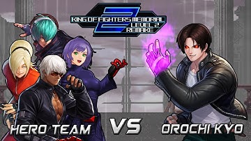 KOFM Lv2 Remake - Battle Series: Hero Team vs Orochi Kyo