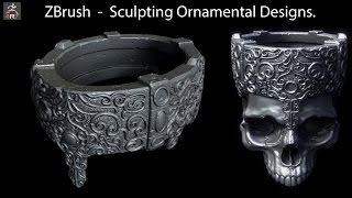 ZBrush  Sculpting Ornamental Designs